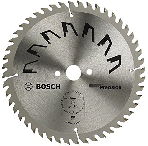 Bosch 1x Lame de Scie Circulaire Precison (pour Bois, Ø 230 x 2.5/1.5 x 30 mm, 48 Dents, ATB, Accessoire Scie Circulaire)