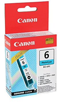 Canon BCI-6 PC Tintenpatrone für S800 / S900 / I950, Cyan