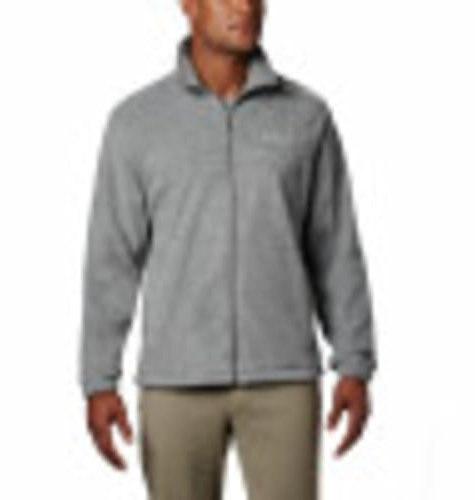 Columbia Steens Mountain Full Zip 2.0 Giacca in Pile, Grigio Chiaro (Light Grey Heather), 4X Uomo