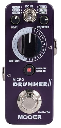Mooer Micro Drummer II - Drum Machine Pedal