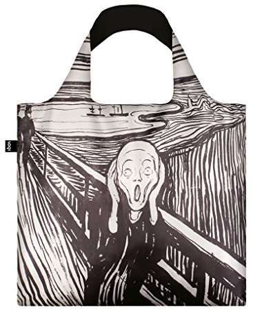 LOQI Museum Edvard Munch Einkaufstasche / Reisetasche Reise-Henkeltasche, 50 cm, Scream