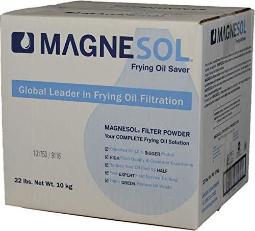 Kosiy Dallas Group | 1 x 22 lb Box Magnesol XL Fryer Filter Powder | Item 700162 | Deep Fryer FryPowder | Save Fryer Oil, Extend Oil Life, Fry Oil Cleaner, (1 x 22 lb box) (Each)