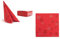 AROBA 50x Airlaid Servietten (Rot mit Sterne, 40x40 cm) - Hochwertige Servietten - Stoffähnlich - Wintermotiv - Advent - Silvester - Christmas - Weihnachten