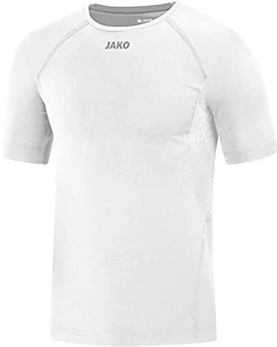 JAKO Herren T-Shirt Compression 2.0, Weiß, S