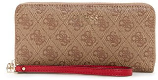 GUESS Damen Vikky Wallet, Braun (Brown/Bro)
