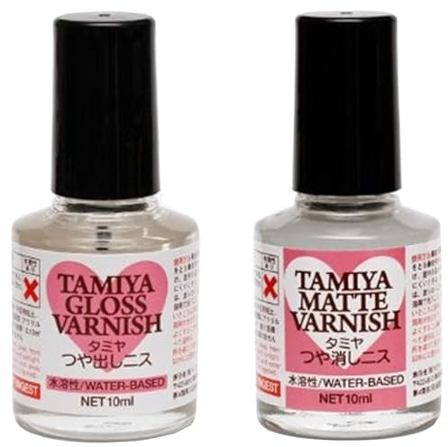 Tamiya Decoration Series Polished Varnish + Frosted Varnish Set