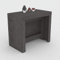 VE.CA - Tavolo Consolle Allungabile Karen - Con Porta Allunghe in Legno - Dimensioni: 90x51,5x77 a 300 cm - Colore: Petrolio - Arredo cucina, casa, design - Made in Italy