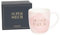 DRAEGER PARIS 1886 | Mug en Céramique Rose Super Soeur | Idée Cadeau Famille, Soeur, Amie | Anniversaire, Noël | Humour, Amour, Amitié | 320 ml | Coffret Cadeau Chic