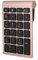 Jopwkuin Tastierino Numerico Bluetooth, Tastierino Numerico a 22 Tasti Estensioni della Tastiera Numerica Multifunzione Tastierino Numerico Bluetooth con Tasti Freccia per Laptop e Desktop(Oro rosa)