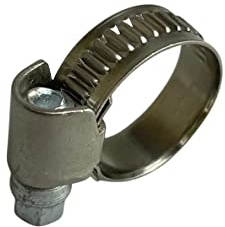 Boltza® 12-20mm Hose Clamp Hose Pipe Clip Stainless Steel (9mm Bandwidth, Light Range) x10