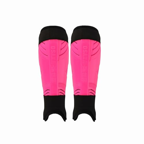 Osaka Espinilleras para hockey sobre césped, protección Elite, ligeras, transpirables, ajuste cómodo, color rosa (mediano)
