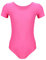 Aquarti Body da Ginnastica da Bambina a Maniche Corte, Rosa Scuro, 122