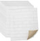 Sonnewelt 3D Tapete Wandtapete Selbstklebend 10 Stück, 3D Wandpaneele 77x70cm,Tapeten Wohnzimmer Wasserdicht PE-Schaum,Wandaufkleber Wanddekoration,Wandtapete für Waschküche Küche.Wallpaper（Weiß）