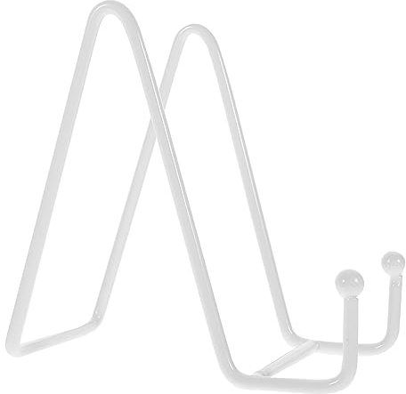 ABOOFAN Metal Plate Stand for Display Mini Easel Stand Picture Frame Photo Holders for Tabletop