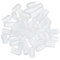 sourcing map Gummi-Endkappen, 10 mm, ID, Vinyl, PVC, Rundrohrschrauben, Schraubgewinde, transparent, 50 Stück