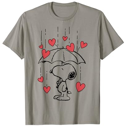 Erdnüsse - Snoopy Heart Rain T-Shirt