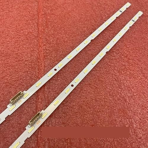 BrewJa Tiras LED compatibles con Samsung UE43NU7095U UE43RU7170 UE43NU7020K UE43RU7105K UE43NU7100 43NU7100 UE43UN7020 V8N1-430SM0-R0 UE43RU7120 (Color: 2 piezas para 1 TV)