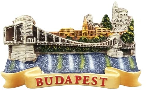 Budapest Hungary Fridge Magnet Tourist Souvenir Refrigerator Decoration Magnetic Sticker Hand Painted Craft Collection