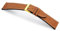 MANUFAKTURWERK Uhrenarmband HOHELUFT | Leder | für Damen und Herren | goldene Schließe, Größe:M (Standard). 21/18 mm, Farbe:Cognac