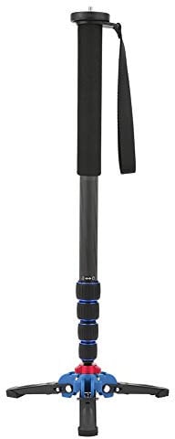 Monopiede con Piedini, Monopiede per Fotocamera Monopiede per Fotocamera con Custodia Cuscino per Chiave Esagonale C-222+M-1 Treppiede Monopiede Telescopico Portatile in Fibra di