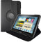 Custodia per tablet Samsung Galaxy Note 10.1 pollici 2012, supporto girevole a 360 gradi, copertura completa con accensione e spegnimento automatico (nero)