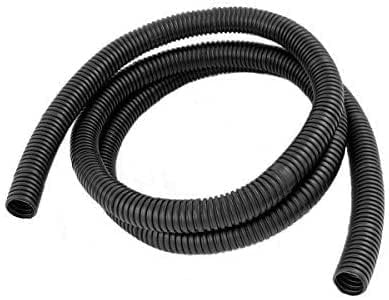 Toolzia 5m/16.4Ft Corrugated Hose, Flexible Conduit Corrugated Electric Wiring Tubing Pipe for Protecting Electrical Cables (6.5mm)
