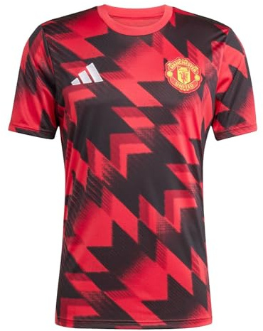 adidas Mens Manchester United Pre Match Shirt 2025 2026