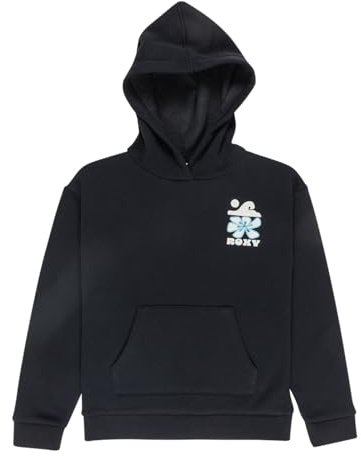 Roxy Fleece sweater SURF FEELING HOODIE BRUSHED Girl's Black 12