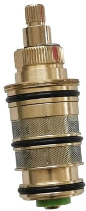 LOVIVER Thermostatisches Wasserventil ersetzt Messing für heißes und kaltes Wasser. Einfach zu installierende thermostatische, .1-thread