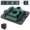 SLE - Supporto professionale per batteria Bosch 18 V, Power for All PBA Home & Garden, montaggio a parete, colore: Verde