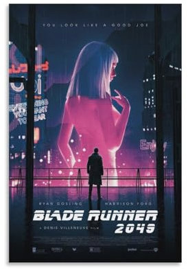 XYSWDD Blade Poster Runner 2049, Filmposter auf Leinwand, Wandkunst, Schlafzimmer, Dekoration, Büro, Küche, Geschenk, 30 x 45 cm