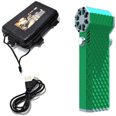 KOSINGNA Handheld Brushless Motor Jet Fan 110,000RPM Turbofan 180W High Power Dust Blower Compressed Air Duster Keyd Cleaning Tool with Type-C Charging Interface