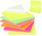 480 Stück Elektrostatische Haftnotizen 76 x 76 mm Haftnotizen Klebezettel Bunt Selbstklebende Magnetic Sticky Notes für Schule Büro Zuhause