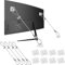 Benaewa 4 Pcs TV Safety Strap, Adjustable Anti-Tip Furniture Anchors Kit for Baby Proofing, Screens Fix