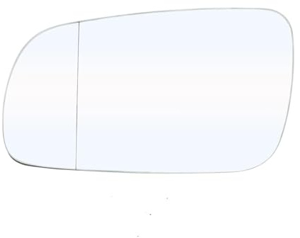 Espejo Lateral para VW para Jetta para Golf para Mk4 4 para Passat para B5 para Seat para Sharan 1999-2004 Espejo ala Vidrio Climatizado Clip Exterior Cristal Retrovisor(Izquierda)