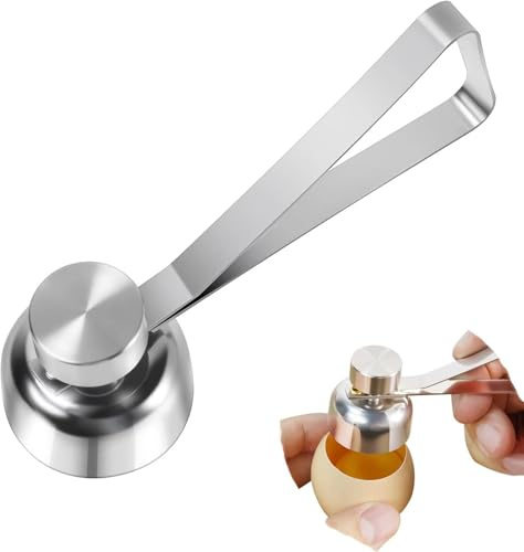 Egg Openers，304 Stainless Steel Egg Cutter Egg Cracker Tool Adjustable Effort, Durable Build