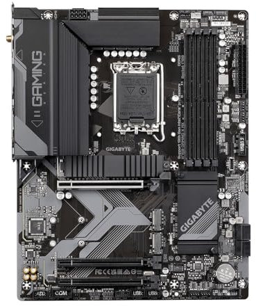 Placa Base B760 Gaming, 4X DDR5, PCIe 4.0, LAN 2.5, 4X SATA3, WiFi 6, 3X M.2, Ideal para Juegos y Rendimiento en PC.