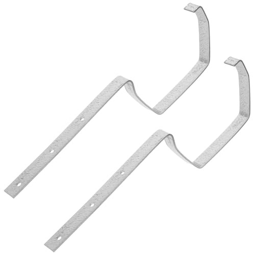 iplusmile Regenrinnenhalter 2 Stück Metall 160mm Dachrinnen Fallrohrhalter für Haus und Garten mit Einfacher Montage und Langlebiger Bauweise