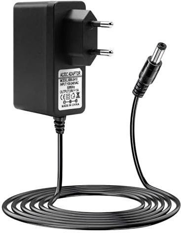24V 1A Netzteil 24W AC 100–240V auf DC 24V Schaltadapter mit EU-Stecker, 5,5 x 2,1 mm Hohlstecker, Stabiler Spannungswandler für LED-Streifen, Router, Switch, Kamera, USB-Hub, Innenbereich