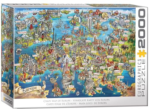 Crazy Map of Europe 2000