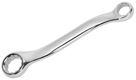 Sealey Ak63221 Double End Ring Spanner Offset Stubby 10 X 13Mm