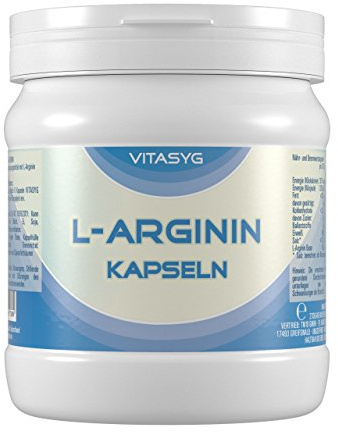 Vitasyg L-Arginin Kapseln - 450 Kapseln a 500mg L-Arginin hochdosiert