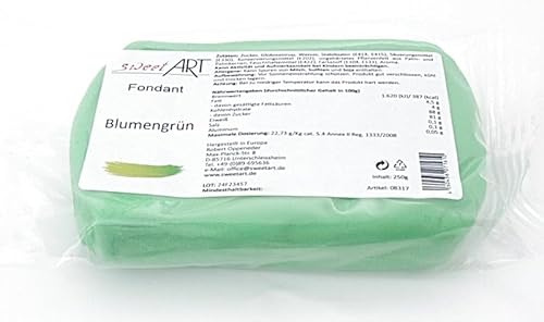 Rollfondant sweetArt 250 g Blumengrün