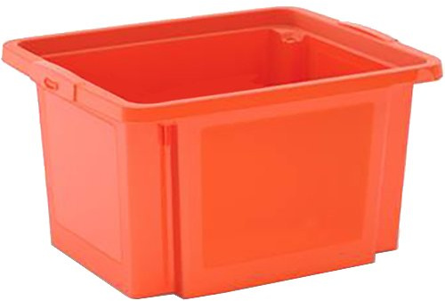 Kis 8638000 0553 02 Aufbewahrungsbox H Box, 23 L, Plastik, orange, 42 x 35 x 23 cm