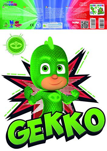 ARDITEX Imagicom WALLPJ32 PJ Masks Aufkleber, abnehmbar und wiederverwendbar, A3, 2 Bögen, Kunststoff, Mehrfarbig, 29,7 x 5 x 42 cm