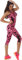SL1 Damen Trainingsanzug Set Zweiteiler Gymnastik Outfit Fitness Capri, Pink 32-36 (SM)