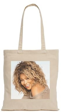Tina Turner Funny natürliche organische Tasche / natural organic Bag (Beige