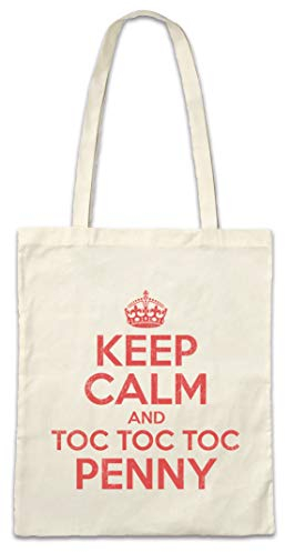 Urban Backwoods Keep Calm And Toc Penny Hipster Bag Beutel Stofftasche Einkaufstasche