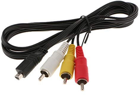 Almencla AV A/V TV DVD Receptor Cable De Video para Videocámara Sony Handycam Cámara DCR HDR