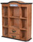 Wandschrank „Villa Luise“ – Retro Holzregal | Glastür, 8 Ablagen, 2 Schubladen & 4 Haken | Nostalgischer Hängeschrank lof088 Palazzo Exklusiv